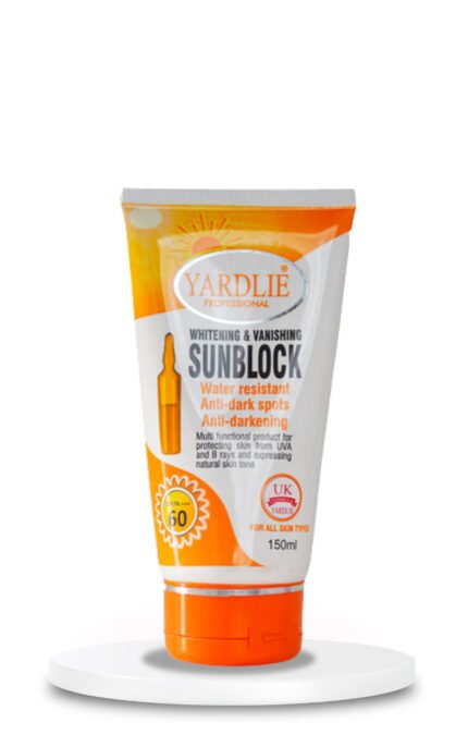 Yardlie Professional Sunblock, a Gel Formula Made in the UK, 150ml