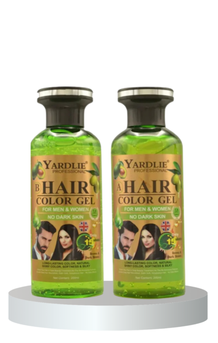 Yardlie Professional Hair Gel Mixing Paste – Dark Brown (400ml)